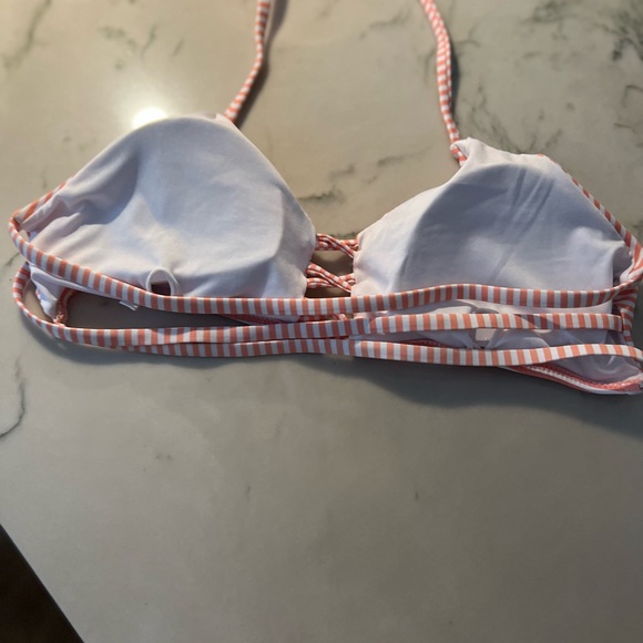 Bikini top by Cupshe Sz M color coral - Picture 4 of 4
